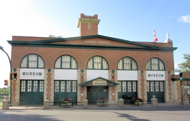 Picture of current museum formerly a firehall